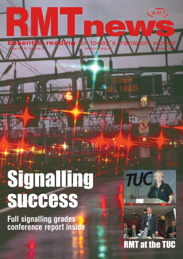 Cover of RMT News October 2004