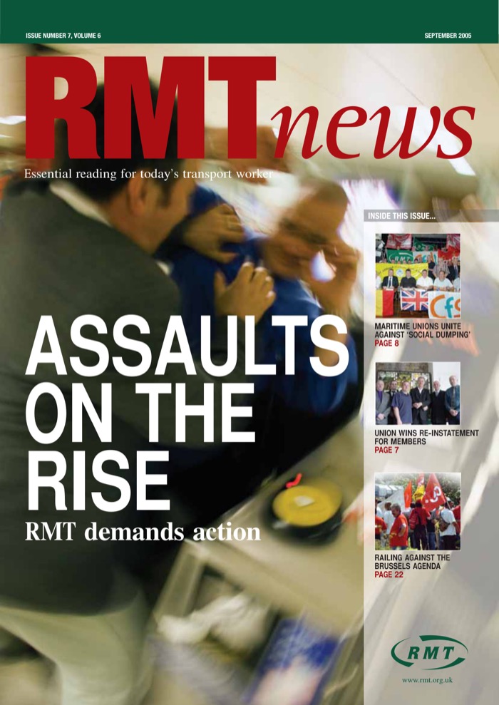 Cover of RMT News September 2005