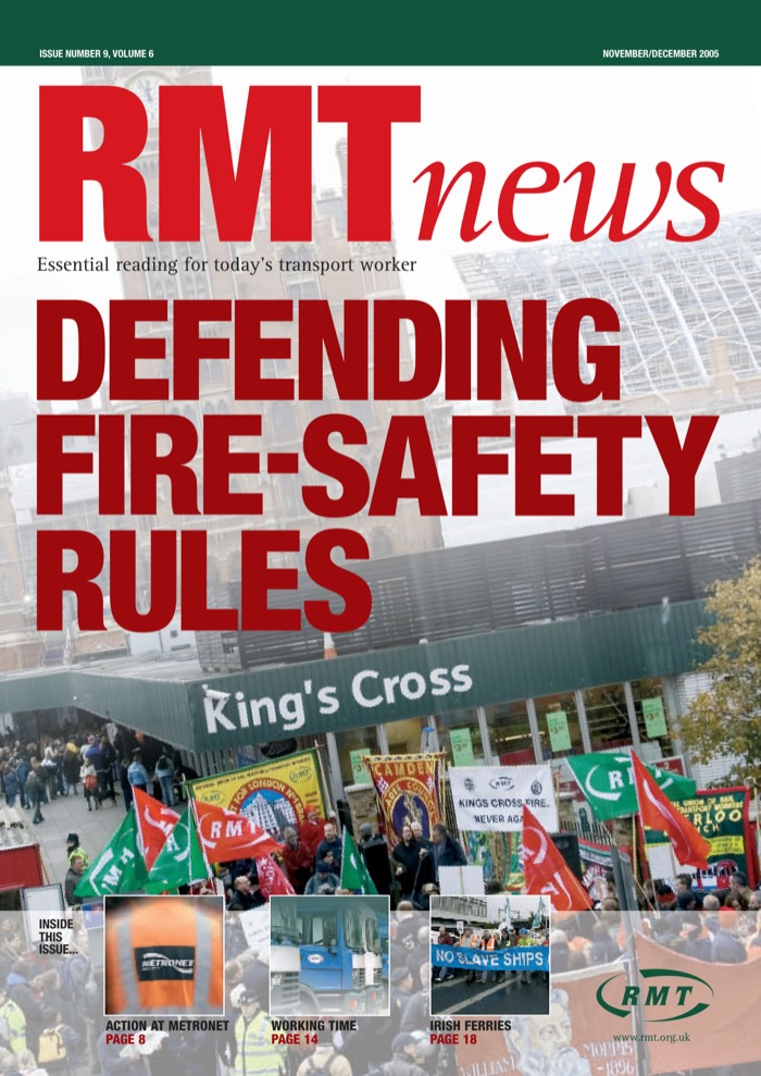 Cover of RMT News November/December 2005