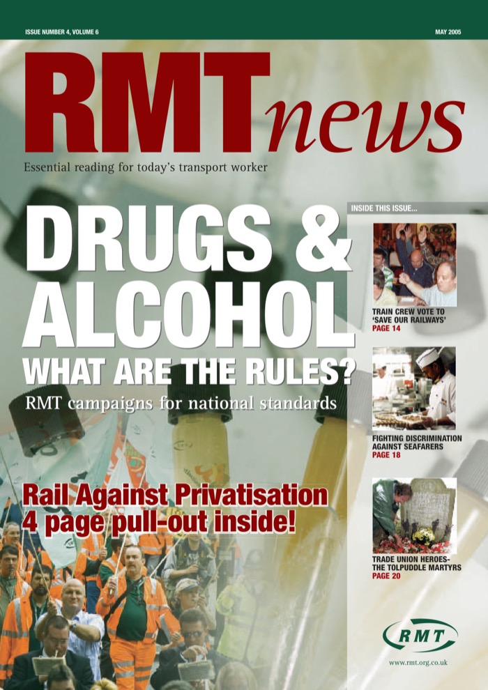 Cover of RMT News May 2005