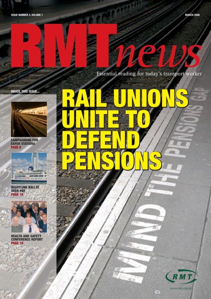 Cover of RMT News March 2006