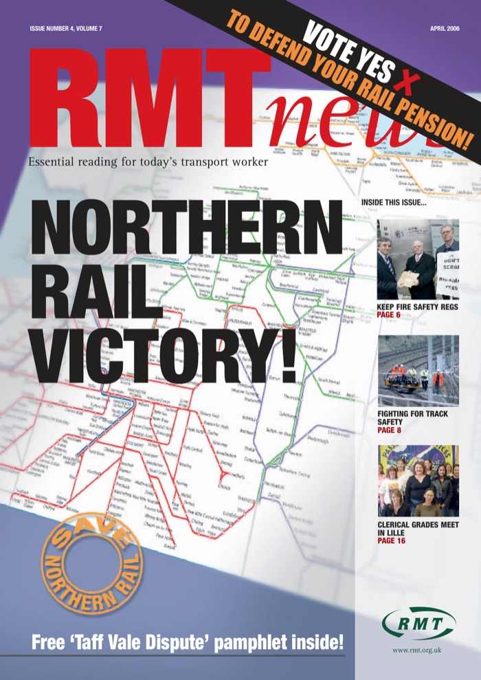 Cover of RMT News April 2006