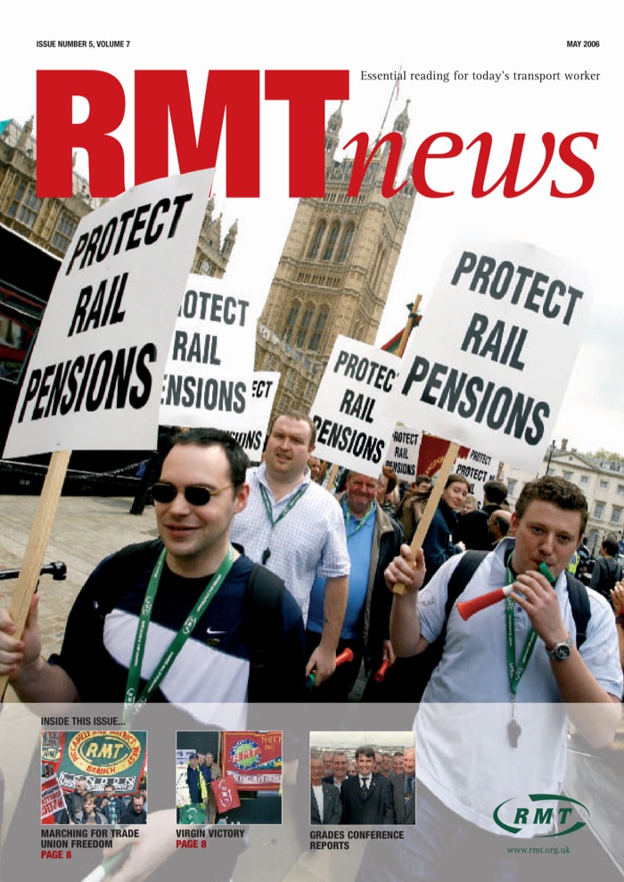 Cover of RMT News May 2006