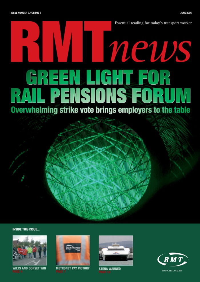 Cover of RMT News June 2006