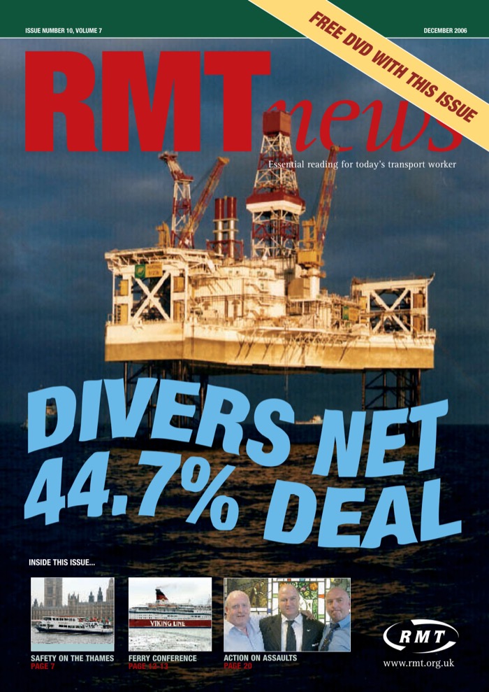 Cover of RMT News December 2006