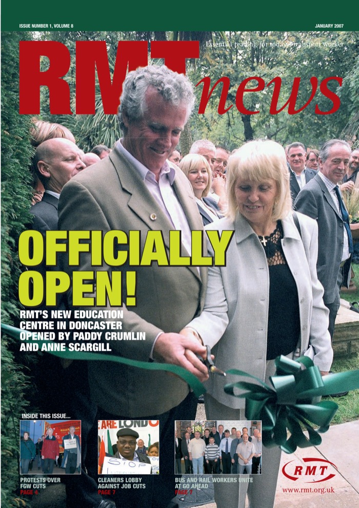 Cover of RMT News January 2007