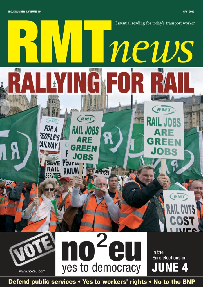 Cover of RMT News May 2009