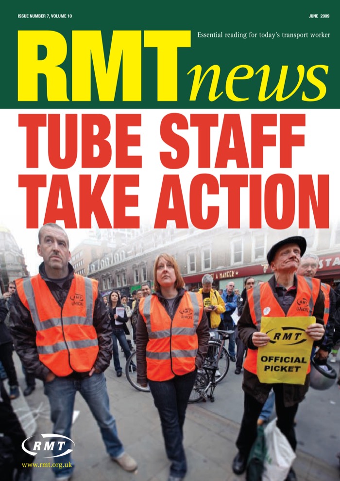 Cover of RMT News June 2009