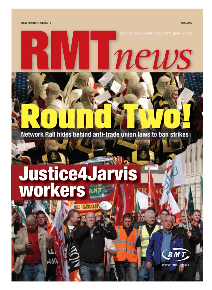Cover of RMT News April 2010