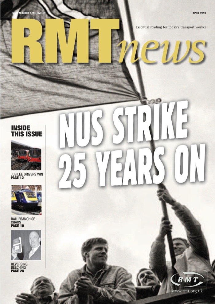 Cover of RMT News April 2013