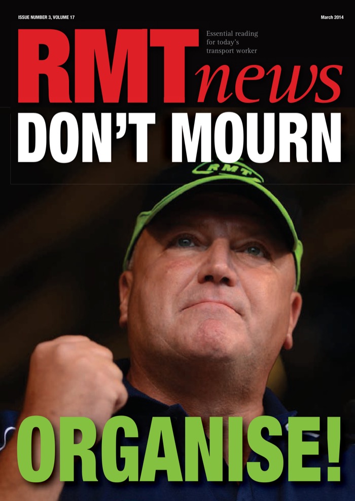 Cover of RMT News March 2014