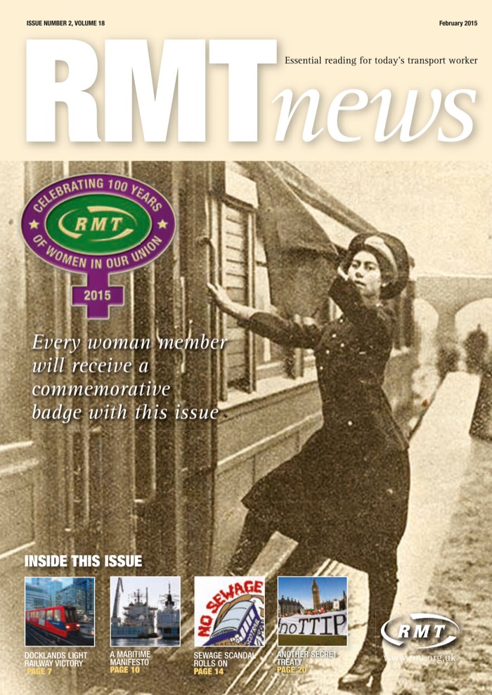 Cover of RMT News February 2015