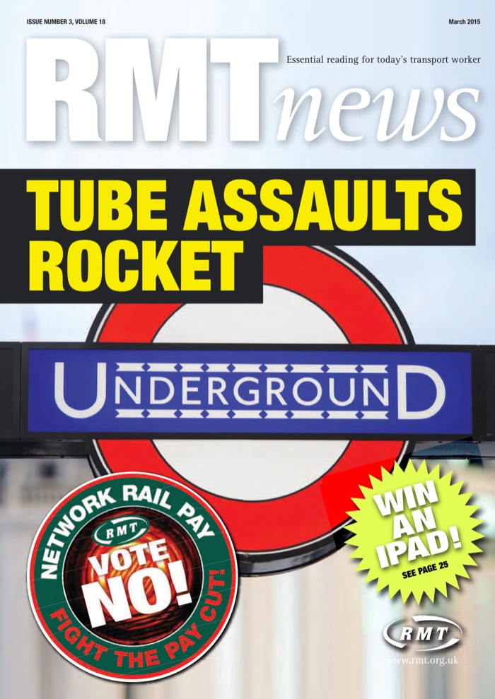 Cover of RMT News March 2015