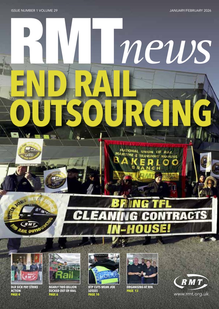 Cover of RMT News January/February 2026