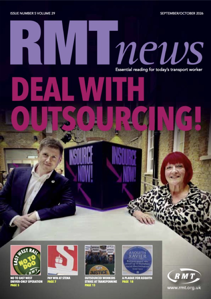 Cover of RMT News September/October 2026